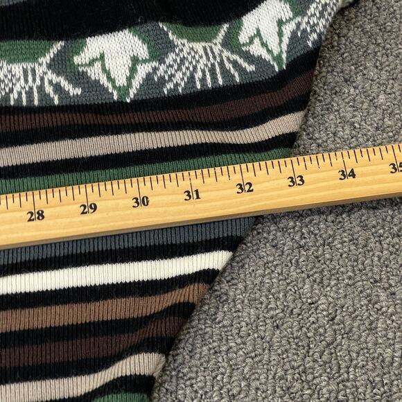 Chacok Sweater Lambs Wool Blend France Boho Bat Wing Sleeves Vintage Mock Flawed - Picture 10 of 11